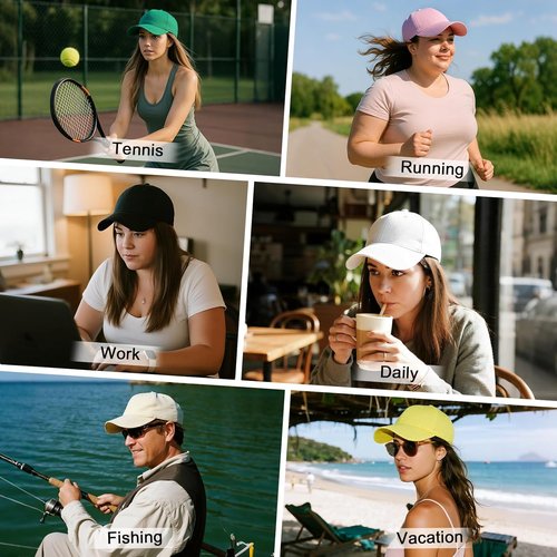 Durio Women's Baseball Cap - Adjustable Cute Sun Hat with Visor | Unstructured Cotton Design