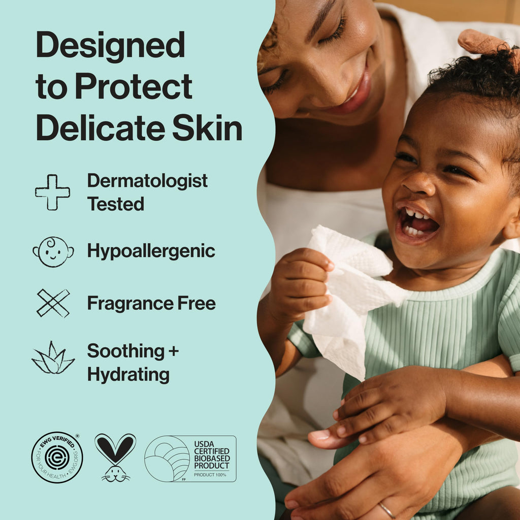 The Honest Company Plant-Based Snot Removing Wipes, Soothing Nose Face with Aloe, Hypoallergenic, Sensitive Skin, EWG Verified, Fragrance-Free, 30 Count