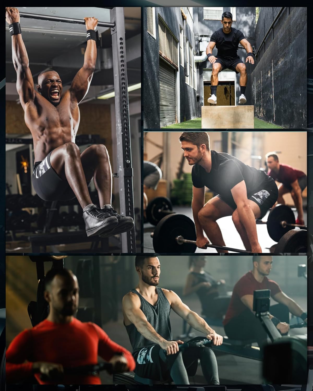 Anthem Athletics Hyperflex Men's Gym Shorts - Versatile 5", 7", & 9" Inseam for Workouts & Yoga