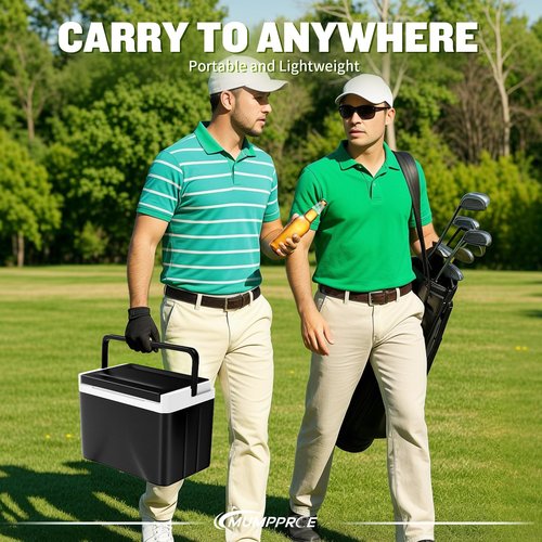 MUMPPRCE Golf Cart Cooler Fits Club Car Precedent Tempo Onward, Club Car Precedent Ice Chest with Mounting Bracket Kit, 48 Hours Cooling Cooler, Universal 6L Large Capacity Ice Chest OEM#102588101