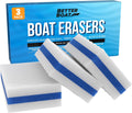 Better Boat Boat Erasers - Effective Cleaning Sponge for Scuff Marks & Grime | Safe for Fiberglass & Vinyl