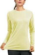 Isnowood Women's UPF 50+ Sun Protection Long Sleeve Swim Shirt - Athletic Top for Hiking & Running