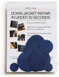 Self-Adhesive Waterproof Repair Patch Kit | Quick 30-Second Fix for Outdoor Gear - Pre-Cut Nylon Ripstop Patches in Dark Blue