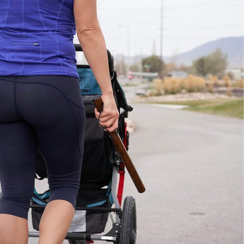 Big Rig Defense Hickory Stick Tire Thumper - Self Defense Bat for Truckers | Weighted Baton with Extra Grip