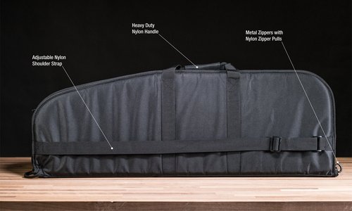 M&P by Smith & Wesson Duty Series Gun Case Padded Tactical Rifle Bag for Hunting Shooting Range Sports Storage and Transport