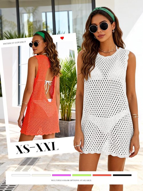 ATOG Swimsuit Cover-Up - Stylish Crochet Swimwear for Women | Perfect for Beach Days