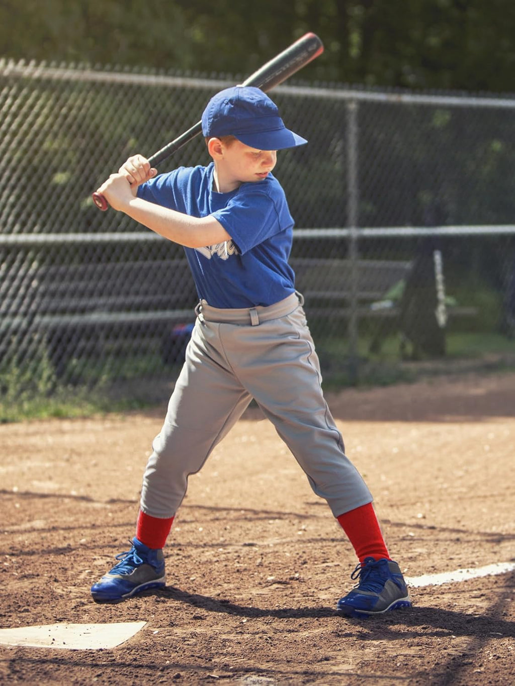 Regine Switzerland Youth Baseball Socks & Belt - Adjustable Cotton, 2 Pairs for Boys & Girls
