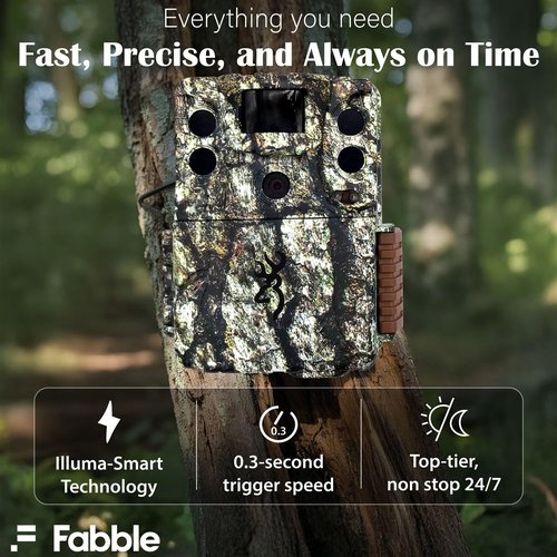 Browning Command Ops Elite 20 Trail Camera Bundle with SD Card, Batteries, and Cleaning Cloth – Complete Wildlife and Outdoor Scouting Kit for Hunting, Monitoring, and Security