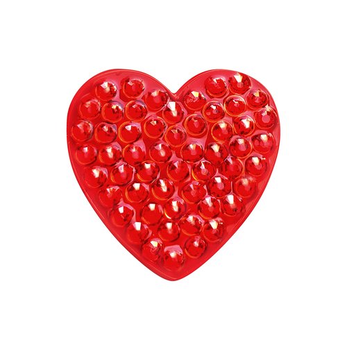 Navika Crystal Heart Golf Ball Marker & Hat Clip | Premium Valentine's Day for Women | Sparkly Golfing Accessory for Ladies' Leagues & Tournaments