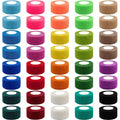 1 Inch Self-Adhesive Bandage Wrap (Rainbow) - 40 Rolls, 20 Colors, Breathable Cohesive Tape