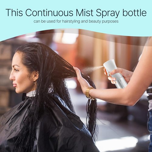 BeautifyBeauties Spray Bottle for Hair - Continuous Mister for Hairstyling, Cleaning & More | 10.1 Ounce