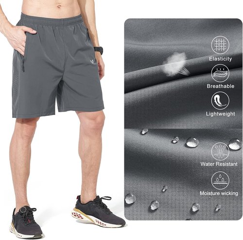 NORTHYARD Men's Athletic Running Shorts - Quick Dry Lightweight Gym Shorts for Sports | 5"/7"/9" Sizes