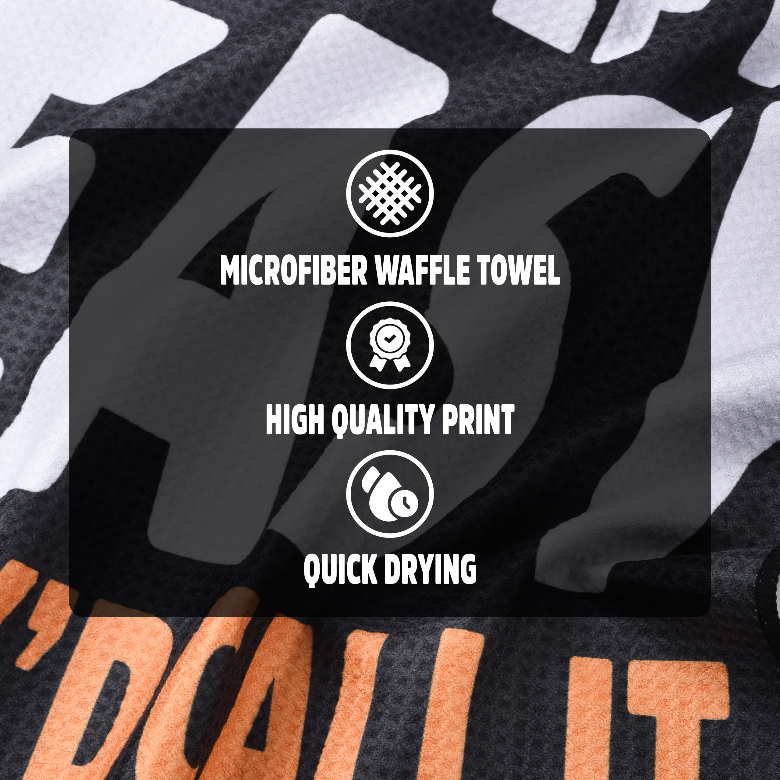 Shanker Golf - Funny Golf Towel - Microfiber Printed Golf Accessory for Men - Two-Sided Reversible Towel