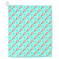 Millie Rose Tennis Towels in Multi Fashion Prints - Soft Microfiber Cotton 15x17 inch Tennis Towels with Carabiner Clip - Tennis Gifts (Tennis is Life)