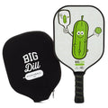 Big Dill Pickleball Infinity Fiberglass Pickleball Paddle | USA Pickleball Approved Paddles | Premium Pickleball Racket for Beginners to Pro Single Pickle Ball Paddle with Cover