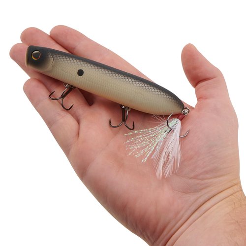 Berkley Cane Walker Topwater Fishing Lure, MF Shad, 5/7 oz, 110mm Topwater, Heavy Tail Weight for Long-Distance Casting, Equipped with Fusion19 Hook