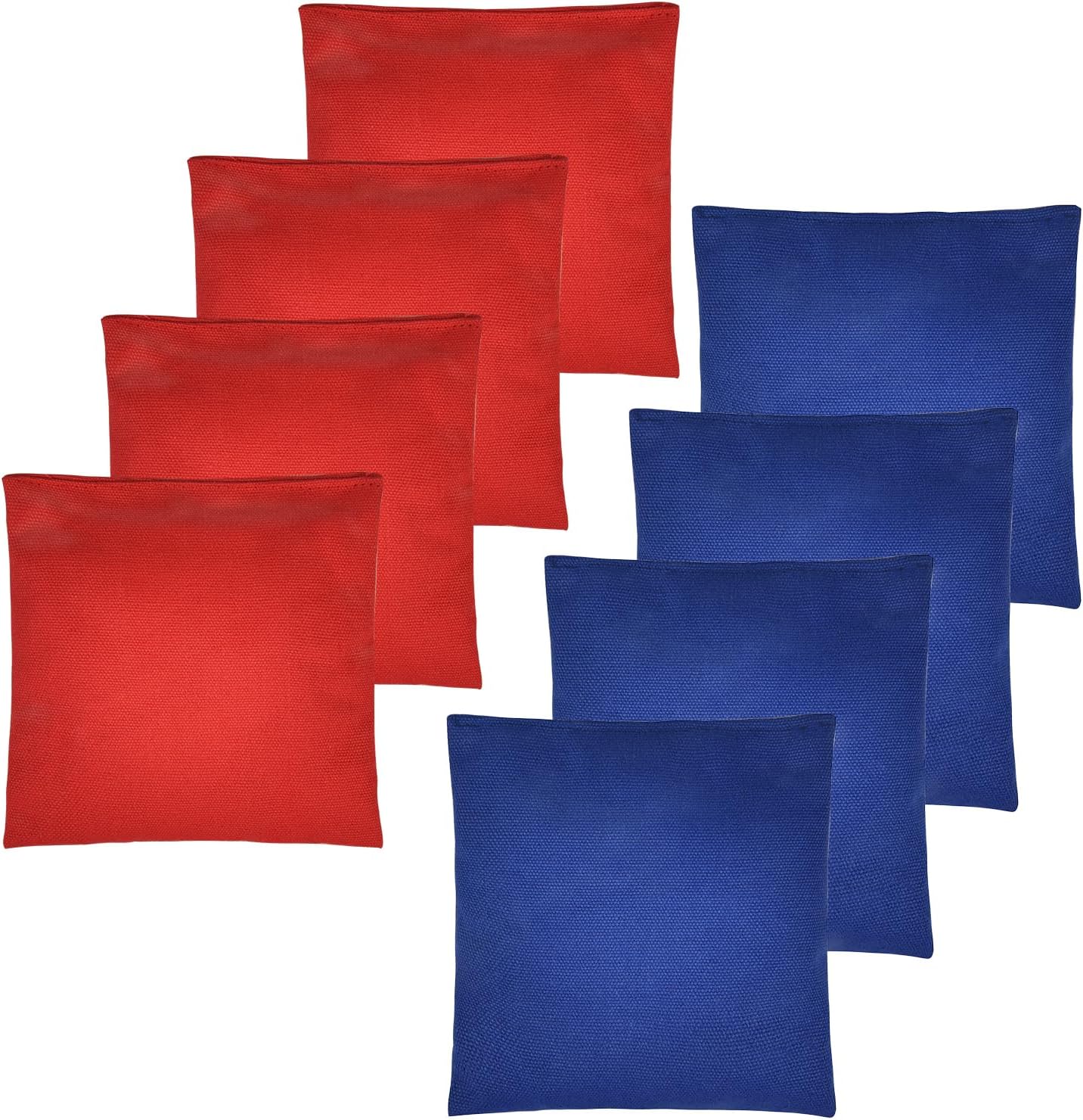 Regine Switzerland Set of 8 Cornhole Bags - Double-Sided, Weather-Resistant Bean Bags with Tote Bag
