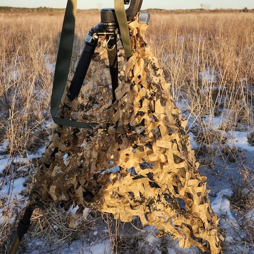 LOOGU Camo Netting, Camouflage Net Blinds Great for Sunshade Camping Shooting Hunting