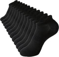 ACCFOD Women's Athletic Ankle Socks - Low Cut with Tab - 6 Pairs for Comfort & Performance