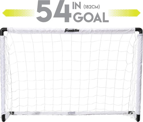 Franklin Sports MLS Mini Goal Set - 54" Portable Soccer Goals for Kids | Easy Setup & Fun Play