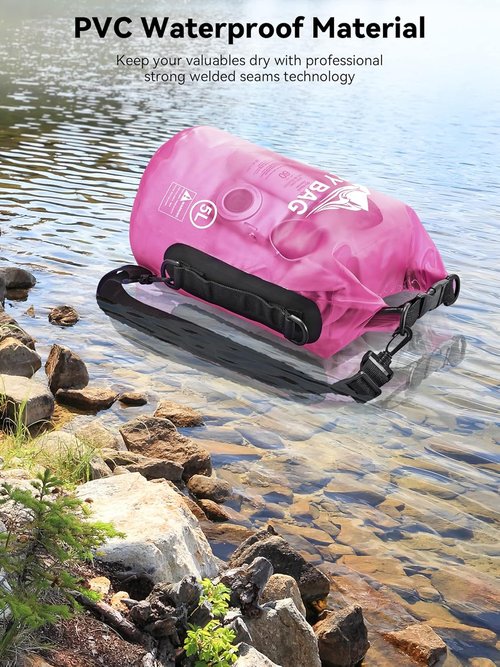 HEETA Waterproof Dry Bag - Lightweight Roll Top Storage for Travel, Swimming & Kayaking | 5L/10L/20L/30L/40L Options