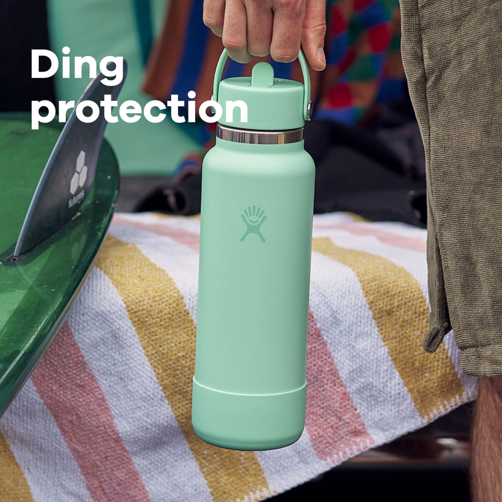 Hydro Flask Bottle Boot - Bottom Protector Sleeve - Silicone Water Bottle Accessory Small Cloud Pink