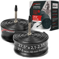Fincci 27.5 x 2.1-2.35 Inch Presta Inner Tubes (2 Pack) 48mm Valve