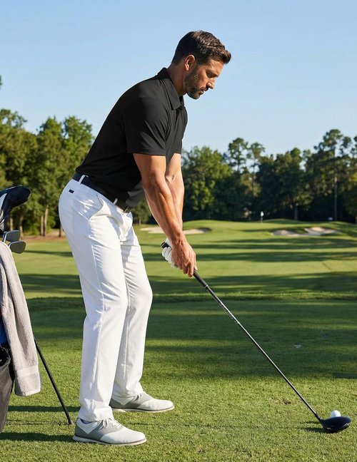 COOFANDY Men's Golf Polo Shirt - Quick Dry Moisture-Wicking Performance | Short Sleeve, Stylish Design