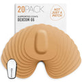 Not Just A Patch Dexcom G6 Adhesive Patches (20 Pack) - Dexcom G6 Stickers Adhesive Patches for Skin - Water Resistant Dexcom Overpatch G6 for Active Lifestyle 10-14 Days - Beige