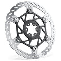 Floating Front Disc Brake Rotor(220mm),Aircraft Aluminum Core,Stainless Steel MTB Brakes Rotors with 6-Hole,Thickness 2.3mm,for Talaria Sting R MX3,MX4,Sur-Ron Light Bee X LBX,Segway X160/X260 (Front)