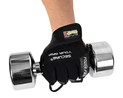 Weight Lifting Gloves 2017 Tips Protect Your Hands & Improve Your Grip Best Body Building Fitness Exercise Accessories (Black, Medium 7 5/8" - 8")
