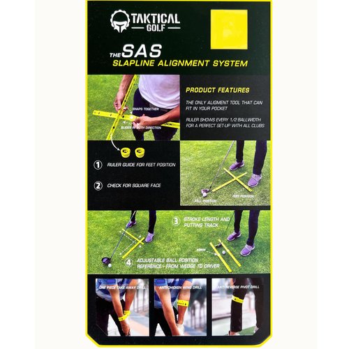 Compact Golf Alignment Sticks & Swing Aid | Pocket-Sized, Modular Ruler System for Fixing Slice, Takeaway, Stance, Putting & Posture | Indoor/Outdoor Golf Trainer