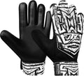 Skiennix Soccer Goalkeeper Gloves - Anti-Slip 4mm Latex Palm for Kids | Funky Design, Strong Grip