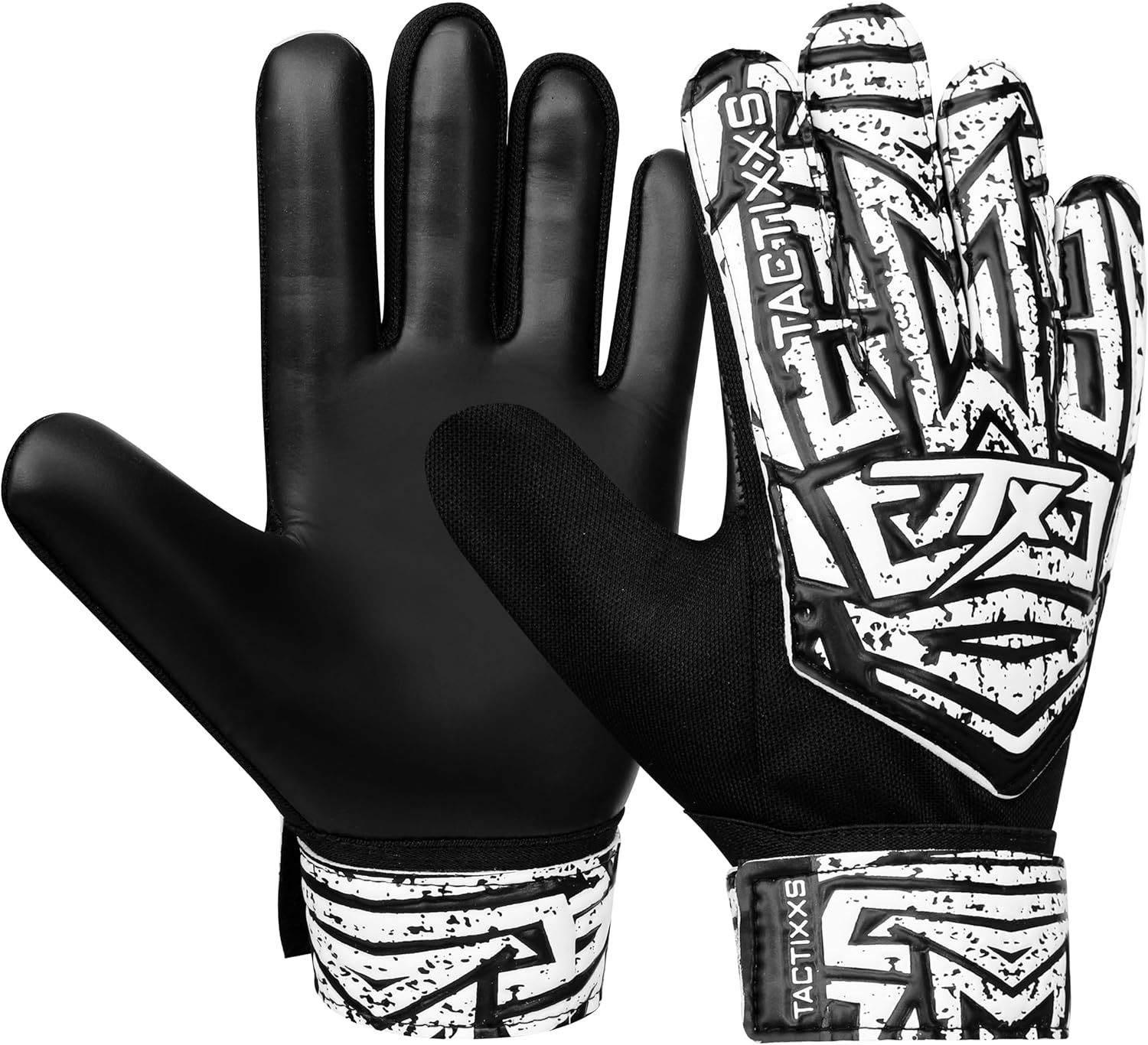 Skiennix Soccer Goalkeeper Gloves - Anti-Slip 4mm Latex Palm for Kids | Funky Design, Strong Grip