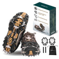 TREKOLOGY Microspikes for Hiking – 19-Spike Stainless-Steel Ice Cleats & Chains for Boots, Crampons for Hiking Boots Men & Women, Durable Traction Spikes for Snow & Ice (X-Large)