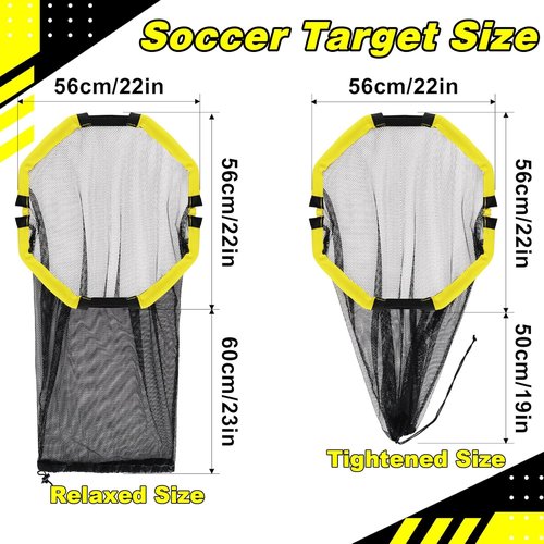 Happy Jump 3-In-1 Soccer Goal | Target Net for Practice & Skill Development