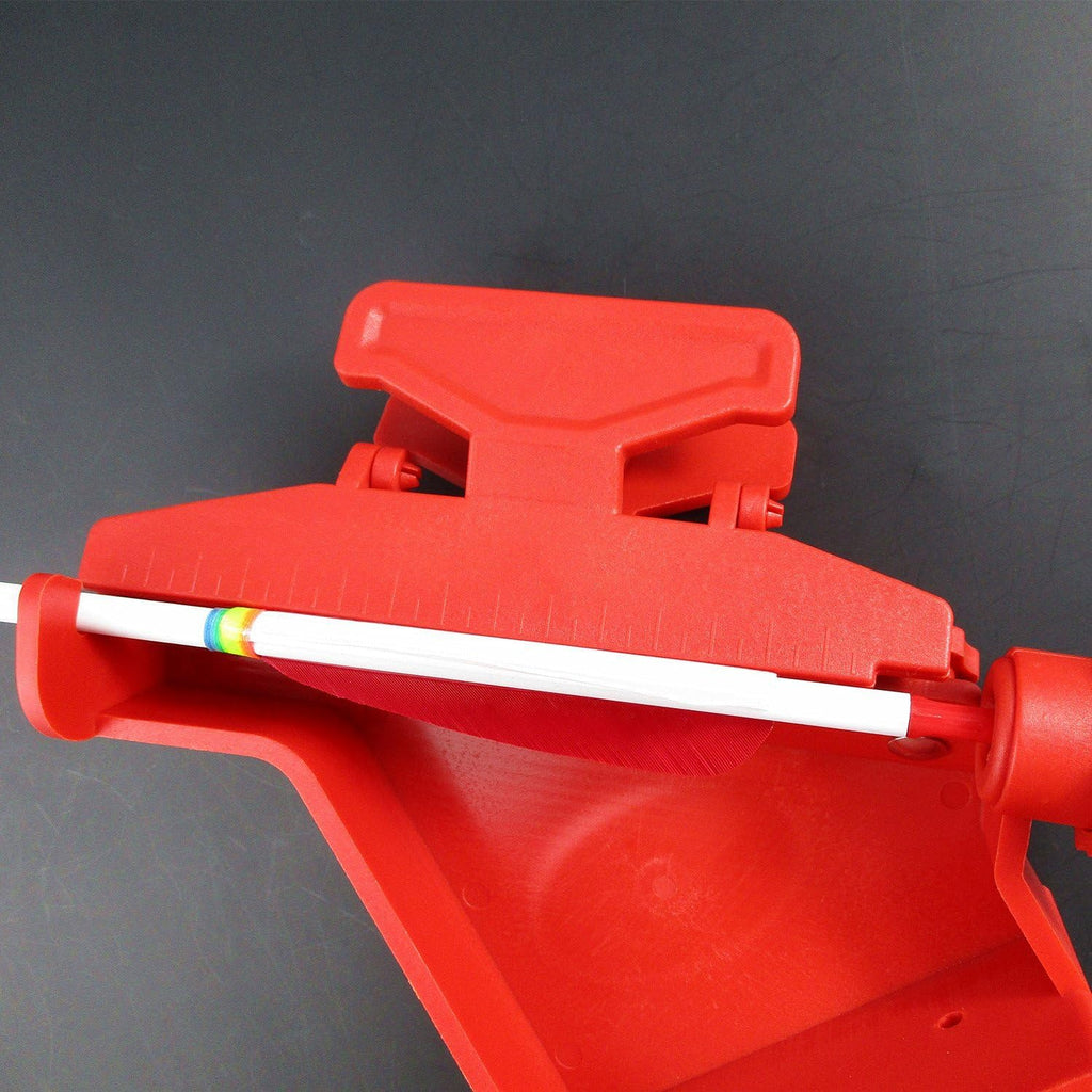 Skiennix Adjustable Fletching Jig - Straight & Helix Tool with Clamp for DIY Archery Arrows