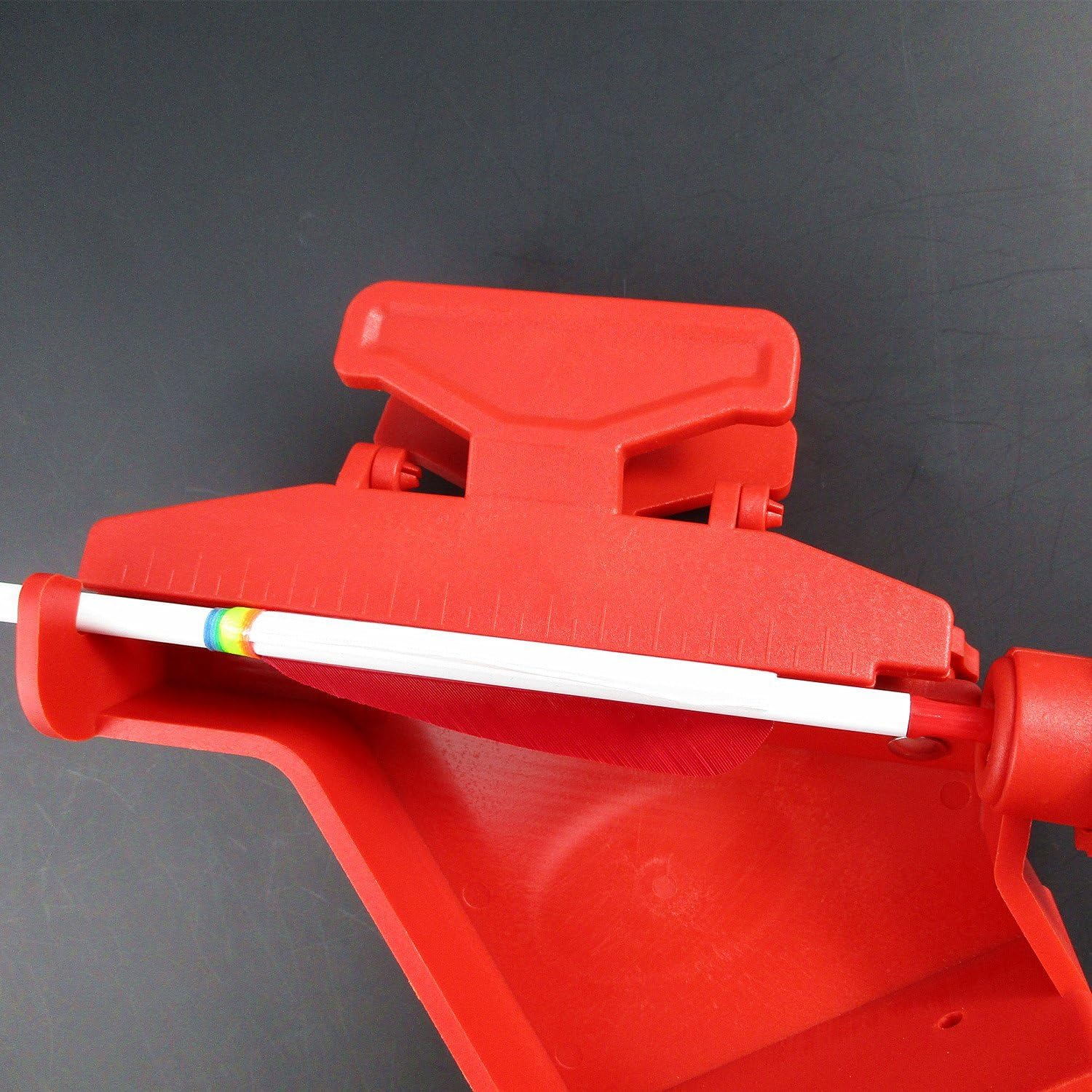 Skiennix Adjustable Fletching Jig - Straight & Helix Tool with Clamp for DIY Archery Arrows