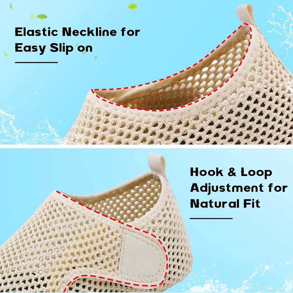 Scurtain Barefoot Water Shoes - Quick-Dry Aqua Socks for Beach & Swim | Unisex Summer Sandals