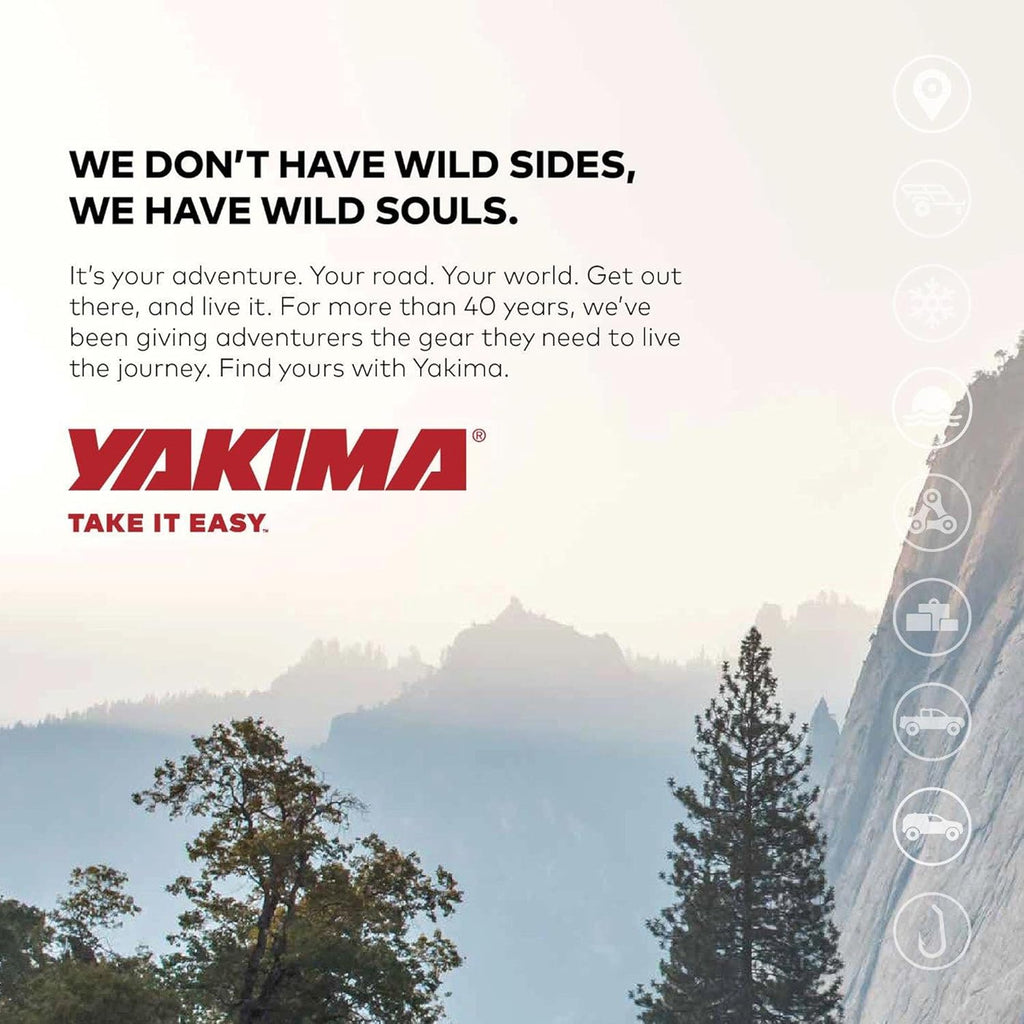Yakima LoadWarrior Heavy-Duty Steel Cargo Basket - Medium Size with Universal Mounting Hardware | Black
