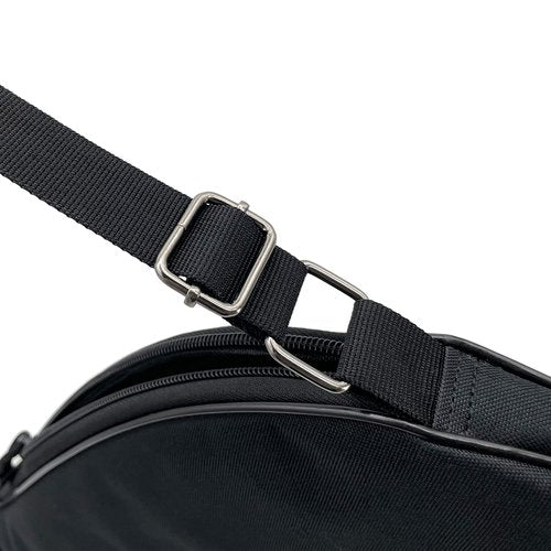 Gespann Tennis Racket Cover for One Tennis Racket or Two Badminton Rackets Single Tennis Racket Cover Bag (Charcoal, S)