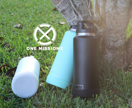 One MissionX Protective Silicone Boot for YETI 46oz 36oz 26oz 18/12oz, Owala 32oz 24oz Bottles & Yonder Water Bottles, Anti-Slip Bottom Sleeve Cover, BPA Free (Black, Fits 46 oz)