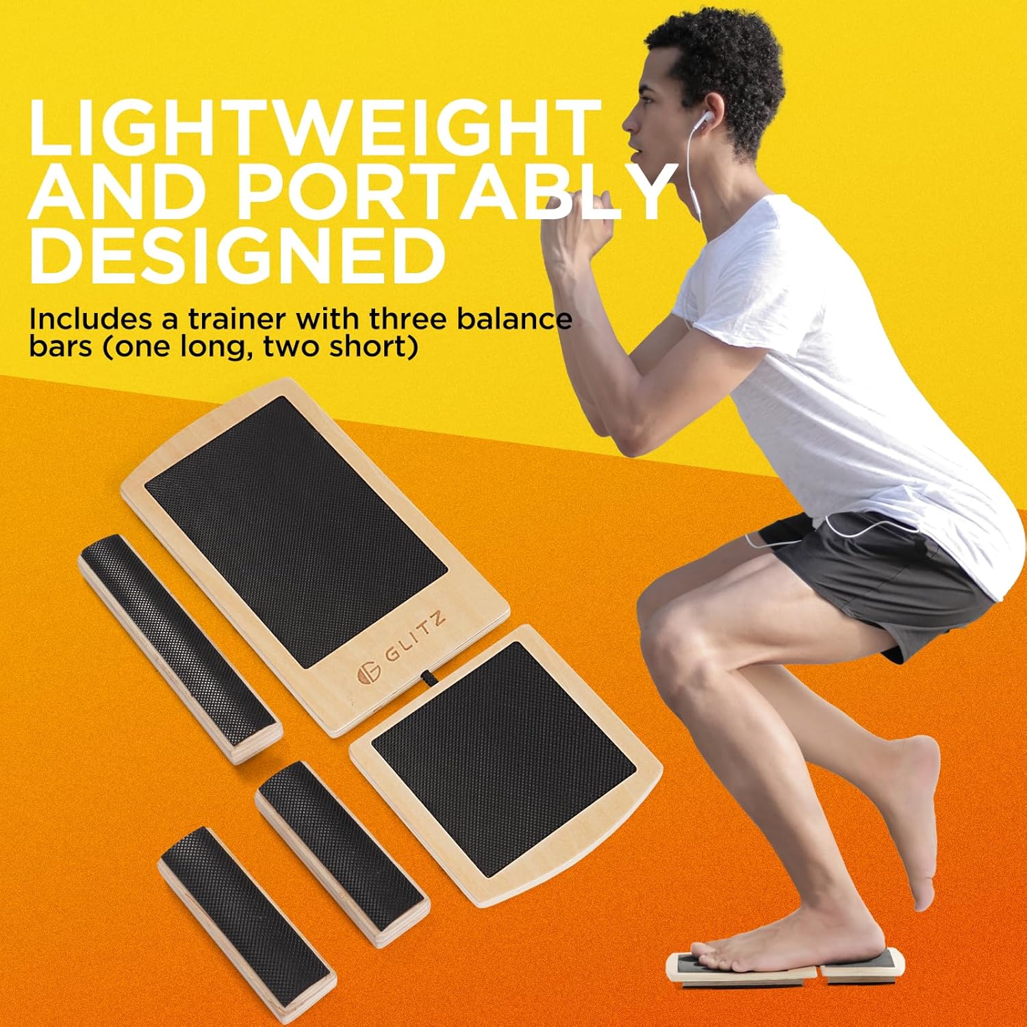 Skiennix Ankle Balance Board - Foot Strengthener for Stability Exercises & Plantar Fasciitis Relief