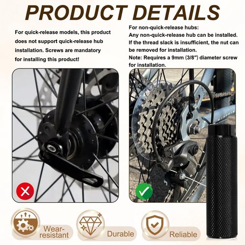 PATIKIL Bike Pegs Fit 3/8 Inch Axles, 4 Pack Aluminum Alloy Anti-Skid Lead Foot Bicycle Peg Back Seat Stands for BMX Mountain Dirt Bike Cycling Rear Stunt Pegs, Purple/Black