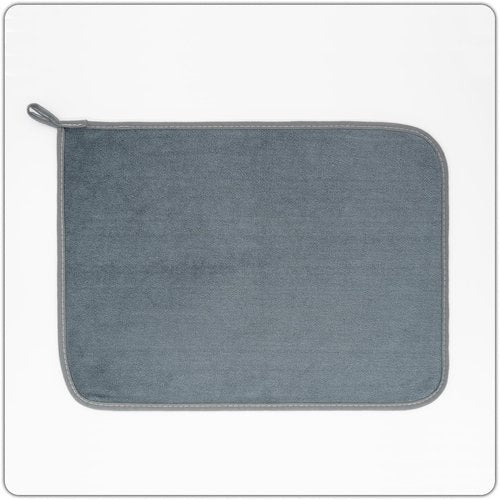 mayoken® 9 Pack Gray Fishing Towels with Clips & Zinger Retractors, Quick-Dry Absorbent Microfiber Bait Towels for Fishing, Boating, Kayaking, Camping & Hiking