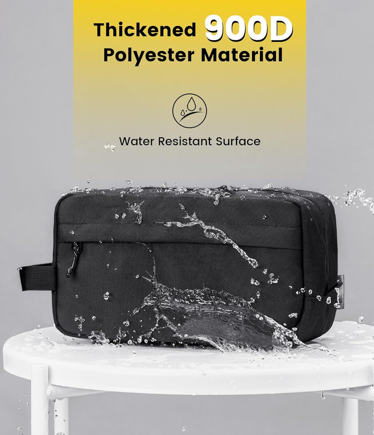 Vorspack Travel Toiletry Bag for Men - Water-Resistant Hanging Organizer | Perfect for Toiletries & Accessories