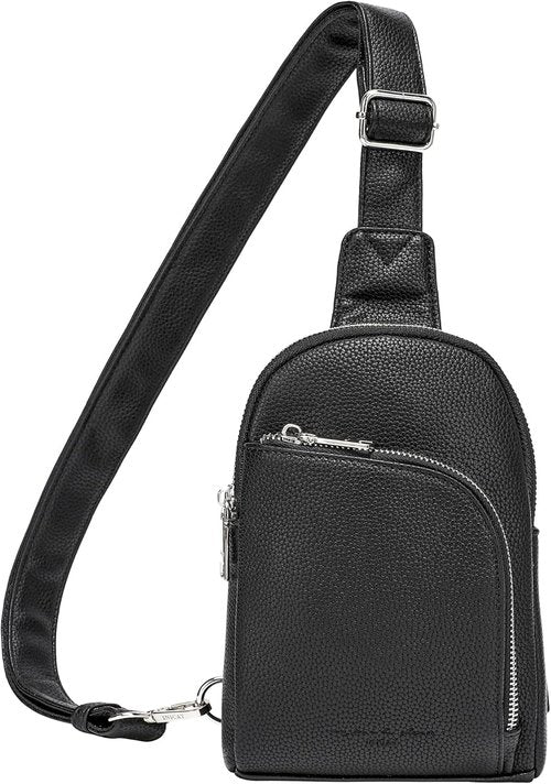 INICAT RFID Blocking Sling Bag - Anti-Theft Crossbody Purse for Women | Vegan Leather Travel Fanny Pack