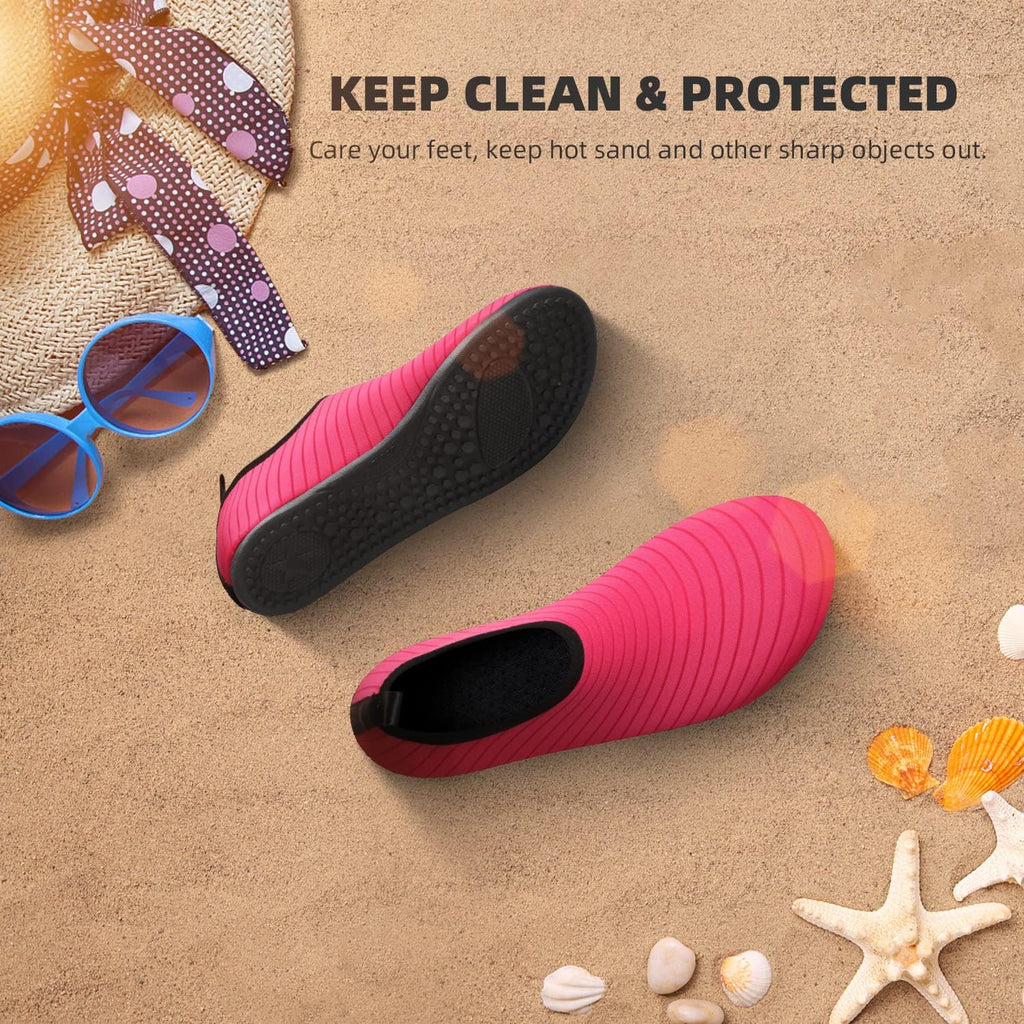Skiennix Water Shoes - Quick-Dry Aqua Socks for Beach & Pool | Unisex Adult & Youth Sizes