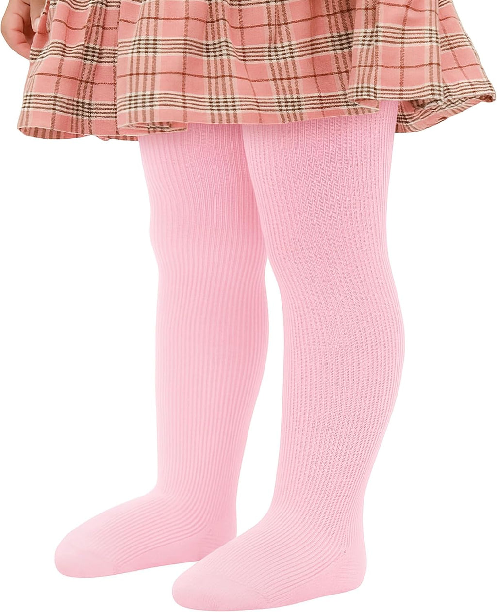 Stelle Toddler Girls Tights - Thick Cable Knit Cotton Leggings for Winter | 1/2/3 Pack Options