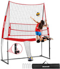 Bearwill Volleyball Practice Net - Freely Adjustable & Portable for Indoor/Outdoor Training